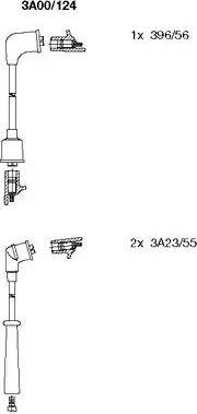 Bremi 3A00/124 - Set cablaj aprinder aaoparts.ro