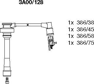 Bremi 3A00/128 - Set cablaj aprinder aaoparts.ro