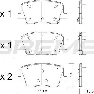 Bremsi BP3995 - Set placute frana,frana disc aaoparts.ro
