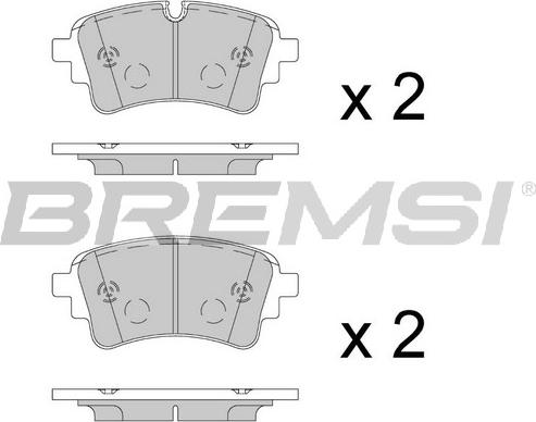 Bremsi BP3909 - Set placute frana,frana disc aaoparts.ro
