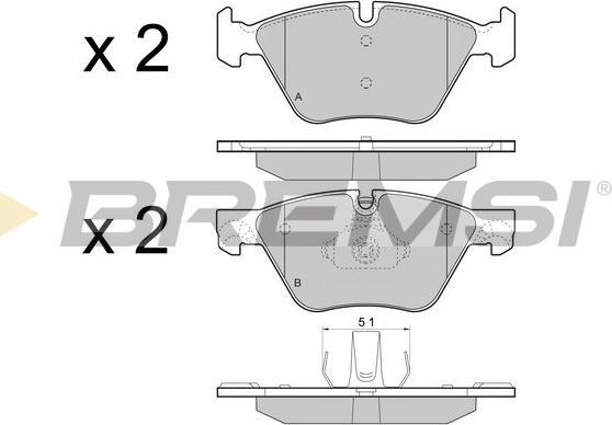 Bremsi BP3447 - Set placute frana,frana disc aaoparts.ro