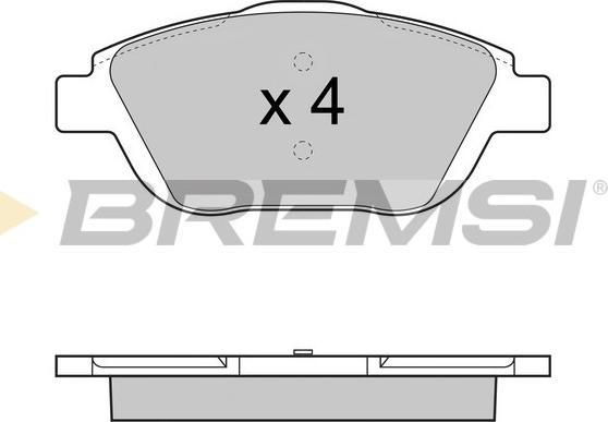 Bremsi BP3428 - Set placute frana,frana disc aaoparts.ro