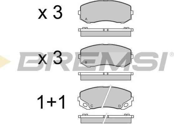Bremsi BP3551 - Set placute frana,frana disc aaoparts.ro