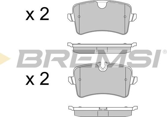 Bremsi BP3502 - Set placute frana,frana disc aaoparts.ro