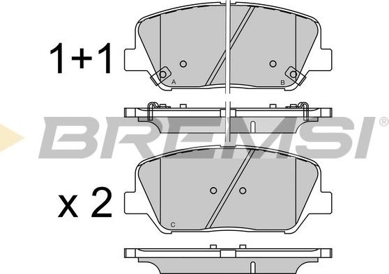 Bremsi BP3530 - Set placute frana,frana disc aaoparts.ro