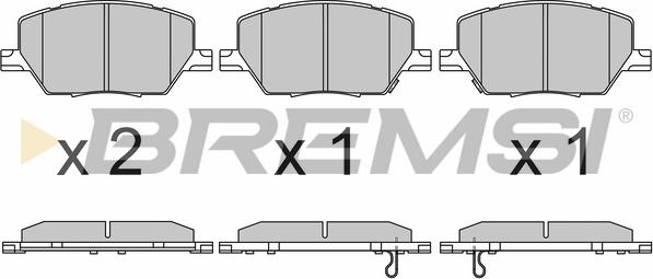 Bremsi BP3657 - Set placute frana,frana disc aaoparts.ro