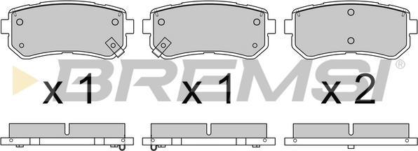 Bremsi BP3614 - Set placute frana,frana disc aaoparts.ro