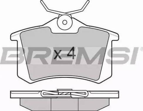Bremsi BP3004 - Set placute frana,frana disc aaoparts.ro