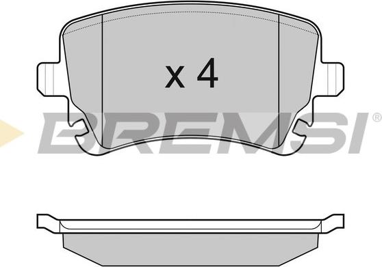 Bremsi BP3086 - Set placute frana,frana disc aaoparts.ro