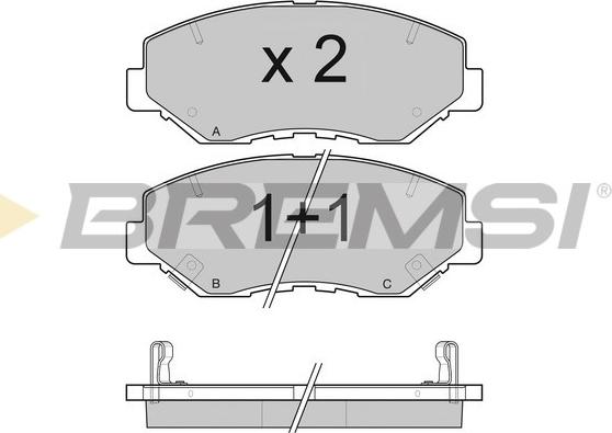 Bremsi BP3117 - Set placute frana,frana disc aaoparts.ro