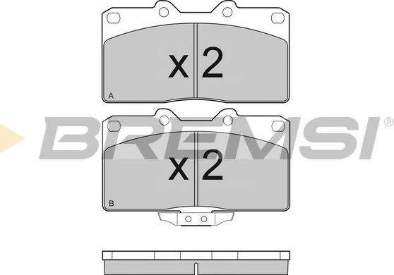 Bremsi BP3128 - Set placute frana,frana disc aaoparts.ro