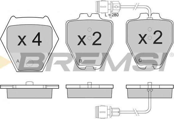 Bremsi BP3122 - Set placute frana,frana disc aaoparts.ro