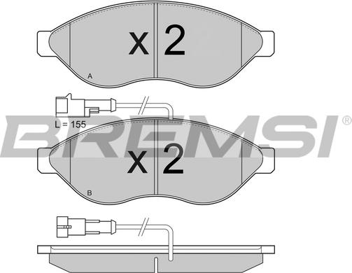Bremsi BP3868 - Set placute frana,frana disc aaoparts.ro