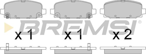 Bremsi BP3818 - Set placute frana,frana disc aaoparts.ro