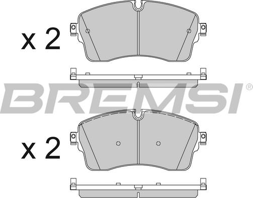Bremsi BP3825 - Set placute frana,frana disc aaoparts.ro