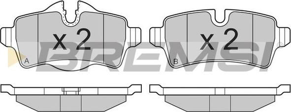 Bremsi BP3305 - Set placute frana,frana disc aaoparts.ro