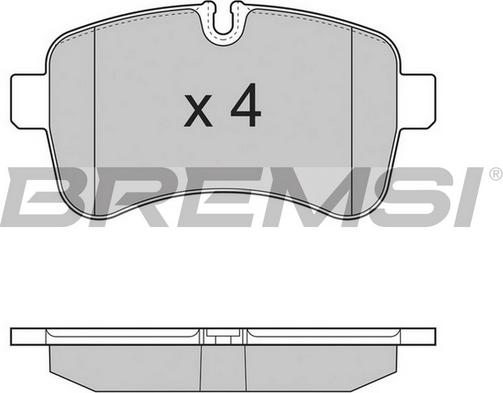 Bremsi BP3315TR - Set placute frana,frana disc aaoparts.ro