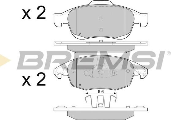 Bremsi BP3329 - Set placute frana,frana disc aaoparts.ro