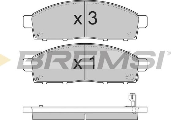 Bremsi BP3296 - Set placute frana,frana disc aaoparts.ro