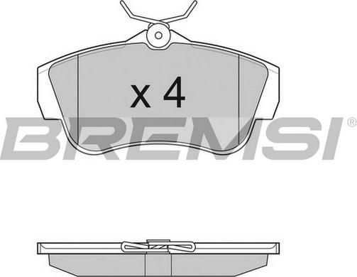 Bremsi BP3284TR - Set placute frana,frana disc aaoparts.ro