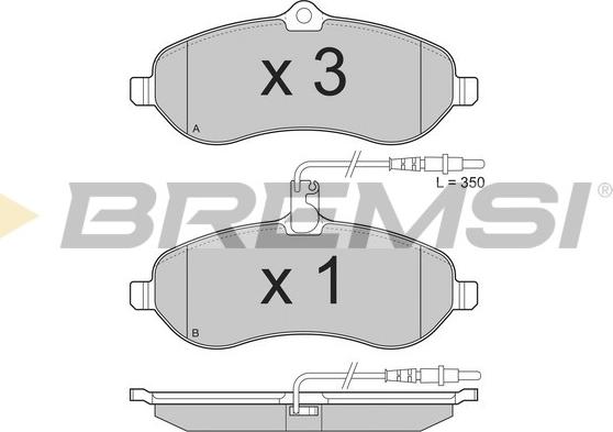 Bremsi BP3283 - Set placute frana,frana disc aaoparts.ro