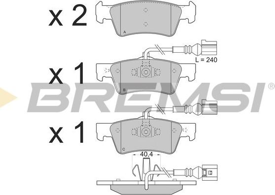 Bremsi BP3282 - Set placute frana,frana disc aaoparts.ro
