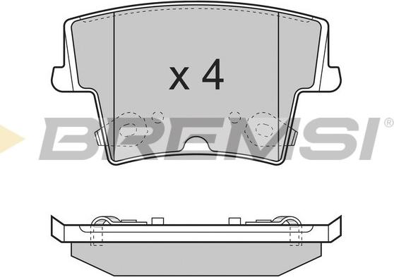 Bremsi BP3278 - Set placute frana,frana disc aaoparts.ro