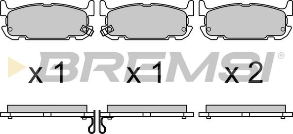 Bremsi BP3708 - Set placute frana,frana disc aaoparts.ro