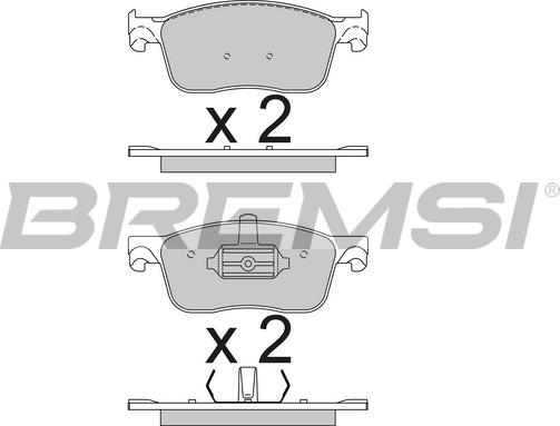 Bremsi BP3789 - Set placute frana,frana disc aaoparts.ro