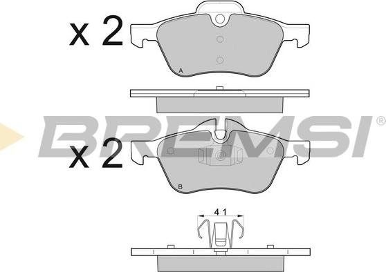 Bremsi BP2995 - Set placute frana,frana disc aaoparts.ro