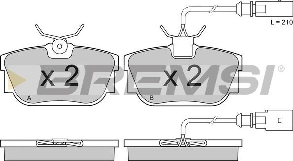 Bremsi BP2946 - Set placute frana,frana disc aaoparts.ro