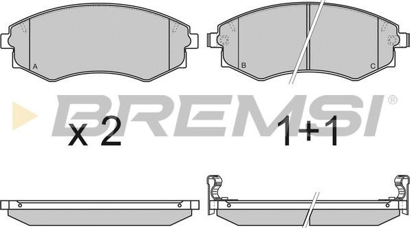 Bremsi BP2941 - Set placute frana,frana disc aaoparts.ro