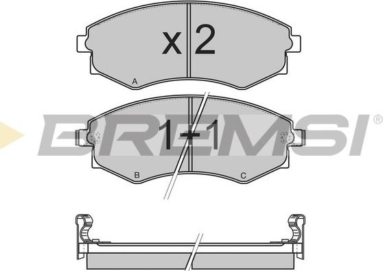 Bremsi BP2964 - Set placute frana,frana disc aaoparts.ro