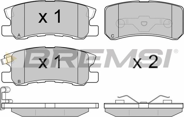 Bremsi BP2965 - Set placute frana,frana disc aaoparts.ro