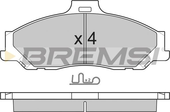 Bremsi BP2905 - Set placute frana,frana disc aaoparts.ro