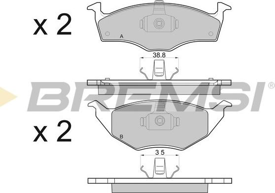 Bremsi BP2914 - Set placute frana,frana disc aaoparts.ro
