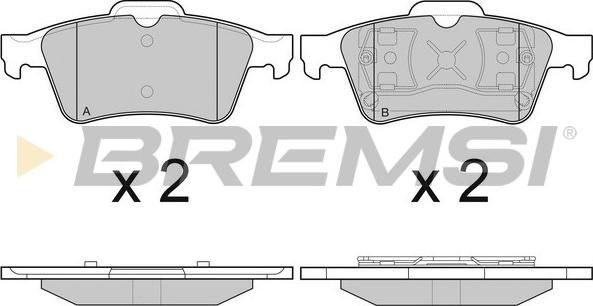 Bremsi BP2980 - Set placute frana,frana disc aaoparts.ro