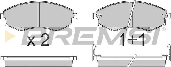 Bremsi BP2494 - Set placute frana,frana disc aaoparts.ro