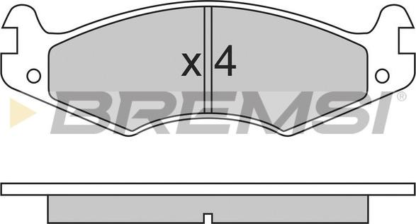 Bremsi BP2459 - Set placute frana,frana disc aaoparts.ro