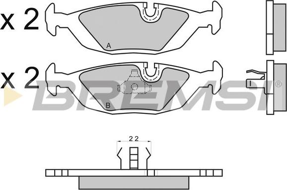 Bremsi BP2456 - Set placute frana,frana disc aaoparts.ro