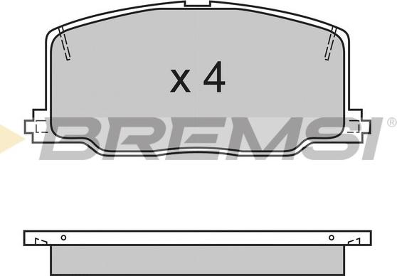 Bremsi BP2411 - Set placute frana,frana disc aaoparts.ro