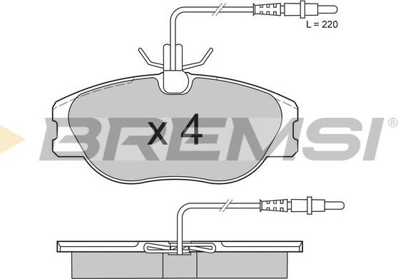Bremsi BP2598 - Set placute frana,frana disc aaoparts.ro