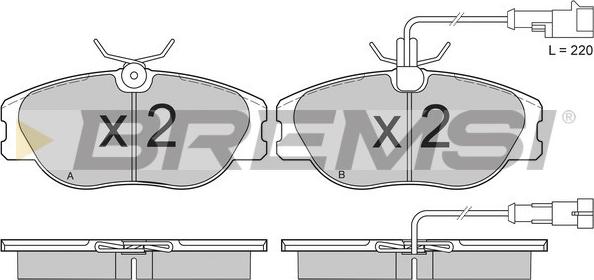 Bremsi BP2587 - Set placute frana,frana disc aaoparts.ro