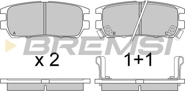 Bremsi BP2574 - Set placute frana,frana disc aaoparts.ro