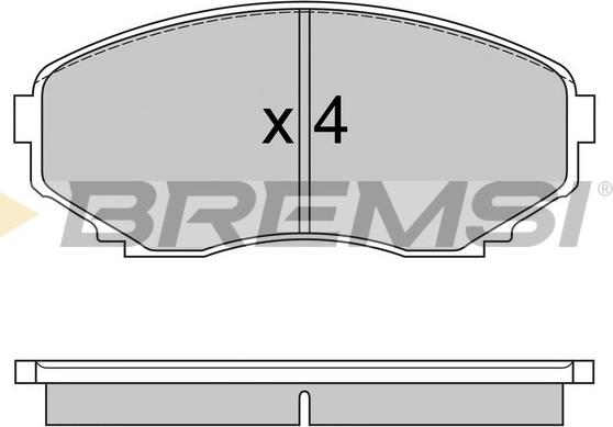 Bremsi BP2578 - Set placute frana,frana disc aaoparts.ro