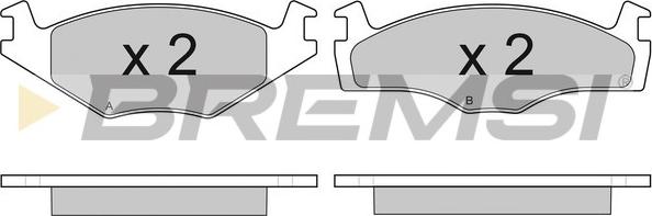 Bremsi BP2645 - Set placute frana,frana disc aaoparts.ro