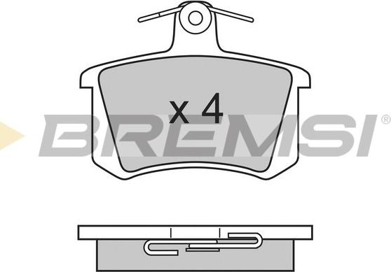 Bremsi BP2612 - Set placute frana,frana disc aaoparts.ro