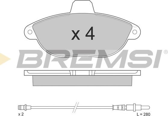 Bremsi BP2678 - Set placute frana,frana disc aaoparts.ro