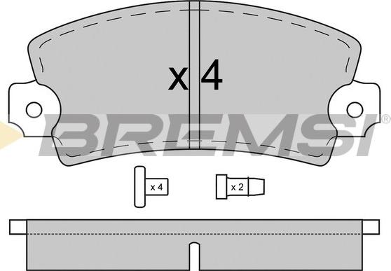 Bremsi BP2018 - Set placute frana,frana disc aaoparts.ro