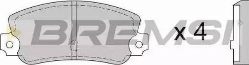 Bremsi BP2074 - Set placute frana,frana disc aaoparts.ro